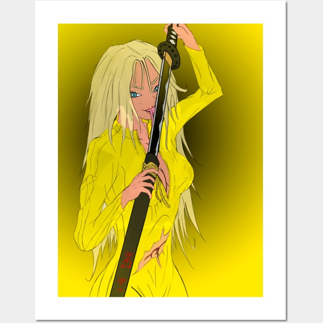 Kill Bill Wall Art by byskyline